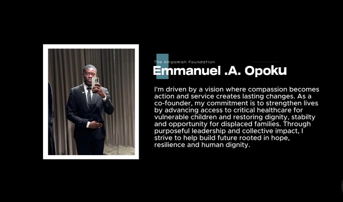 Emmanuel A. Opoku - Co-Founder Message